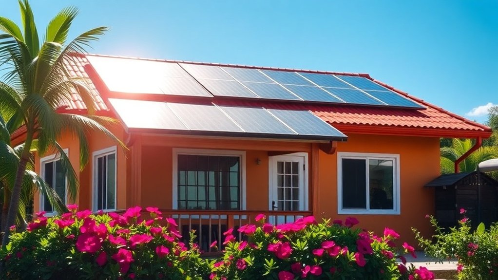 économies d'énergie des panneaux solaires